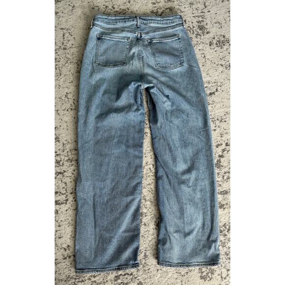Old Navy Sky-Hi Wide Leg Jeans Size 10 - Picture 3 of 3